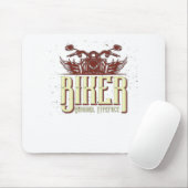 Cooles Bikerdesign - Originalschrift Mousepad (Mit Mouse)