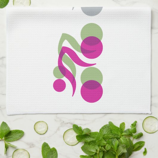 Cooles Bikerlogo Küchentuch (Gefaltet)