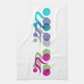 Cooles Bikerlogo Küchentuch (Vertikal)