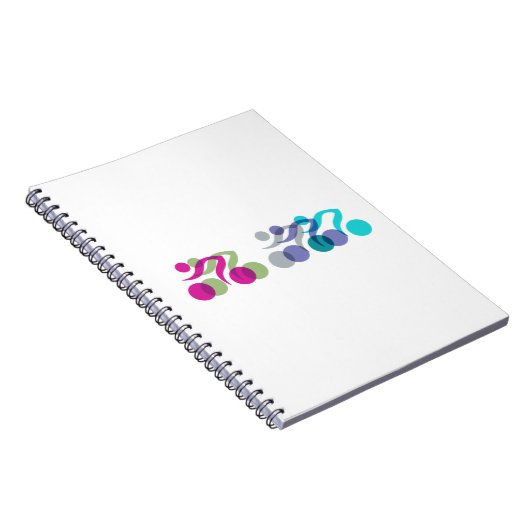 Cooles Bikerlogo Notizblock (Rechte Seite)