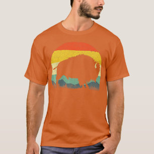 Cooles Bison Design Männer Frauen Kinder Buffalo B T-Shirt