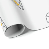 Cooles Bitcoin Diamond-Kryptowährungs-Münzmuster Geschenkpapier (Rolleneckpunkt)