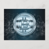 Cooles Bitcoin Postkarte (Vorderseite)