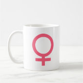 Cooles bittersüßes Venus-Symbol Kaffeetasse (Links)