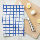 Cooles Blau und Weiß,  Handgezogenes Gitter in Ink Geschirrtuch<br><div class="desc">Mit diesem coolen Handtuch dekorieren Sie Ihre Küche mit handgemachten Mustern. Macht ein großartiges Haus Erwärmung,  Geburtstag,  Mütter Tag oder Hochzeitsgeschenk! Sie können ihn anpassen,  Hintergrundfarben ändern und Text hinzufügen. Karo in meinem Shop für viel mehr Farben und Muster oder lass mir wissen,  ob Sie etwas Angewohntes wollen.</div>