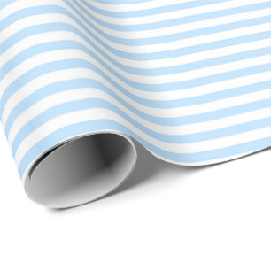 Cooles Blau   Weißabstreifpapier Geschenkpapier