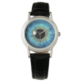 Cooles blaues Auge Iris Eyeball Custom Wrist Watch Armbanduhr