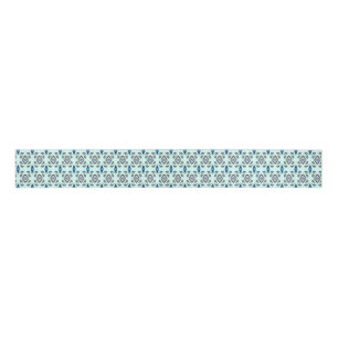 Cooles blaues Diamantmuster Ripsband