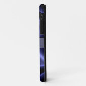 Cooles, blaues Edelstahlmetall Case-Mate iPhone Hülle (Hinten/Links)