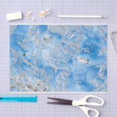 Cooles Blaues Eisberg Seidenpapier (Handwerk)