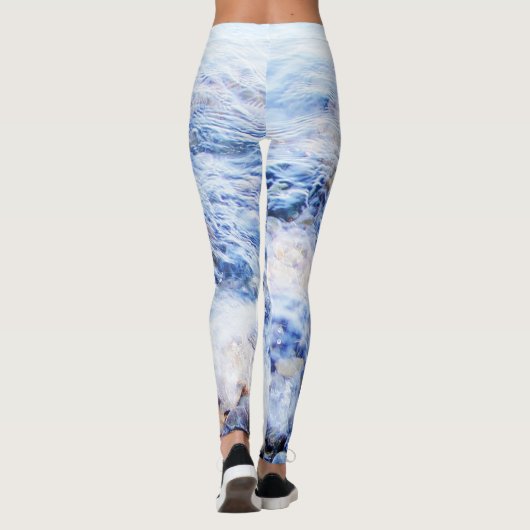 Cooles blaues Wasser der Leggins (Rückseite)
