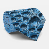Cooles blaues Wasser II Krawatte (Gerollt)