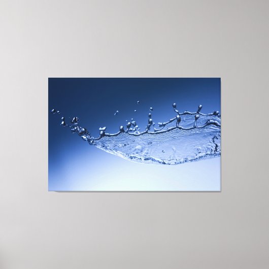 Cooles Blaues Wasser Leinwanddruck (Vorderseite)