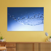 Cooles Blaues Wasser Leinwanddruck (Insitu (Wohnzimmer))