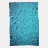 Cooles blaues Wasser Tropfen Handtuch (Vertikal)