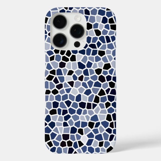 COOLES blaugestanztes Glasmuster Case-Mate iPhone Hülle (Rückseite)