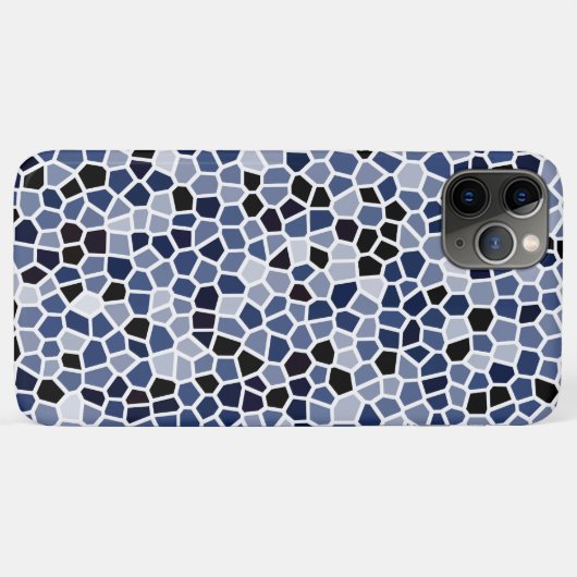 COOLES blaugestanztes Glasmuster Case-Mate iPhone Hülle (Rückseite (Horizontal))