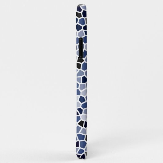 COOLES blaugestanztes Glasmuster Case-Mate iPhone Hülle (Hinten/Rechts)