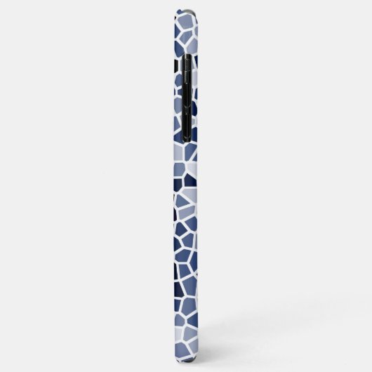 COOLES blaugestanztes Glasmuster Case-Mate iPhone Hülle (Hinten/Links)