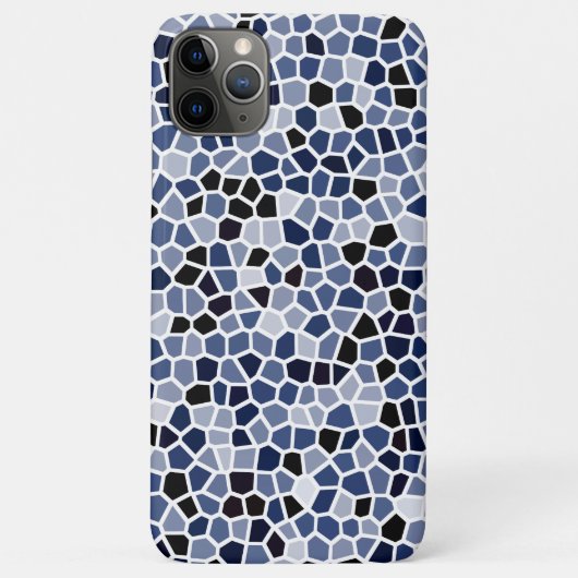 COOLES blaugestanztes Glasmuster Case-Mate iPhone Hülle (Rückseite)