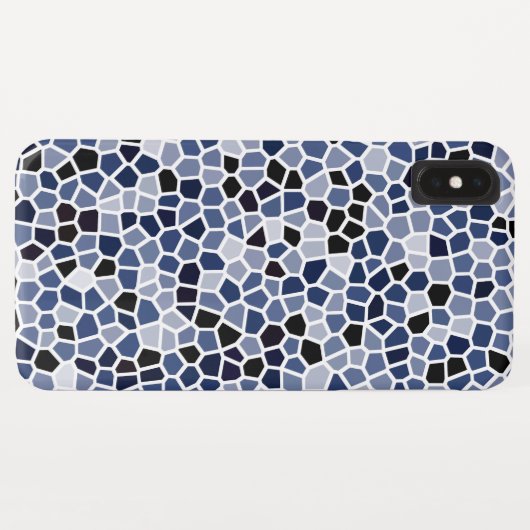 COOLES blaugestanztes Glasmuster Case-Mate iPhone Hülle (Rückseite (Horizontal))