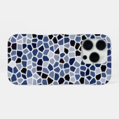 COOLES blaugestanztes Glasmuster iPhone Hülle (Rückseite (Horizontal))