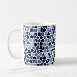 COOLES blaugestanztes Glasmuster Kaffeetasse