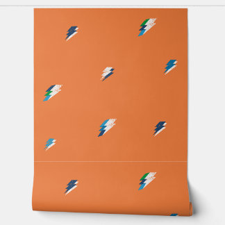 Cooles Blitzfett auf Orange Tapete
