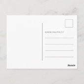 Cooles Blue Disco Ball Party Postkarte (Rückseite)