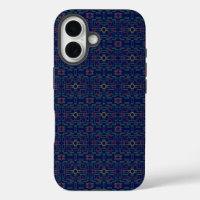 Cooles Blue Geometric Squares iPhone/iPad-Gehäuse