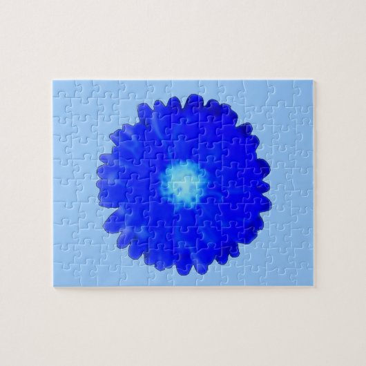 Cooles Blue Marigold Puzzle (Horizontal)
