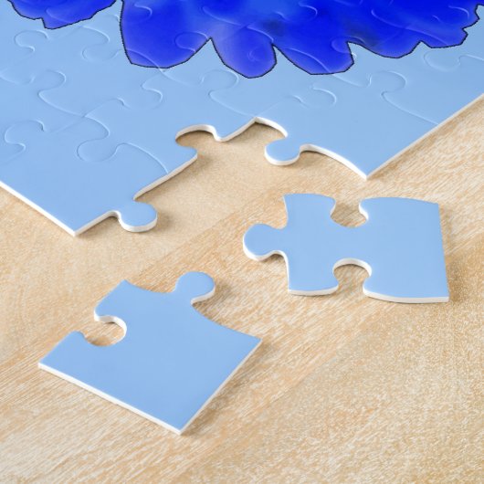 Cooles Blue Marigold Puzzle (Seite)
