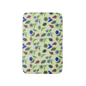 Cooles Blumenmuster Badematte (Vorderseite Vertikal)