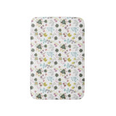 Cooles Blumenmuster Badematte (Vorderseite Vertikal)