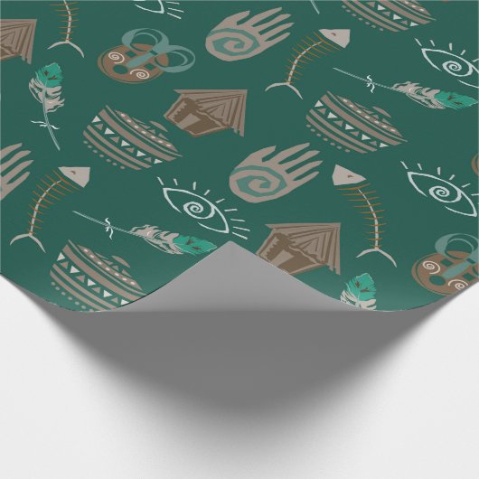 Cooles Blumenmuster Geschenkpapier (Ecke)