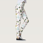 Cooles Blumenmuster Leggings (Rechts)