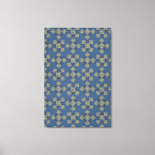 Cooles Blumenmuster Leinwanddruck