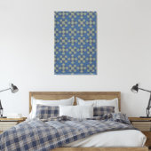 Cooles Blumenmuster Leinwanddruck (Insitu (Schlafzimmer))