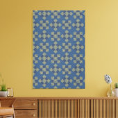 Cooles Blumenmuster Leinwanddruck (Insitu (Wohnzimmer))