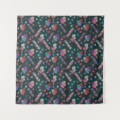 Cooles Blumenmuster Wandteppich (Vorderseite (Horizontal))