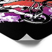 Cooles BMX Bike Boys Fahrrad Poster (Ecke)