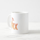 Cooles BMX-Design für Damen und Herren - BMBx für Kaffeetasse (Vorderseite Links)
