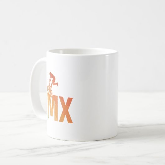 Cooles BMX-Design für Damen und Herren - BMBx für Kaffeetasse (Vorderseite Links)