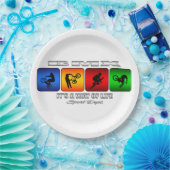 Cooles BMX ist es eine Lebensart Pappteller (Party)