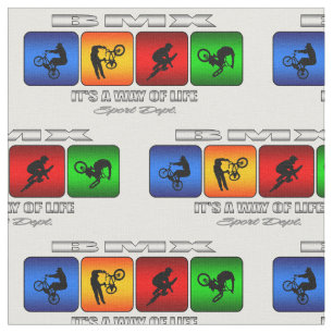 Cooles BMX ist es eine Lebensart Stoff