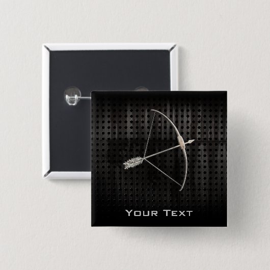 Cooles Bogenschießen Button (Vorne & Hinten)