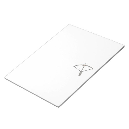 Cooles Bogenschießen Notizblock (angewinkelt)