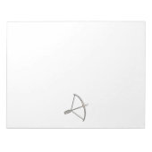 Cooles Bogenschießen Notizblock (Vorderseite)