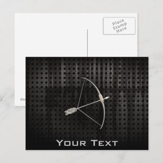 Cooles Bogenschießen Postkarte (Vorne/Hinten)