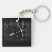 Cooles Bogenschießen Schlüsselanhänger (Rückseite)